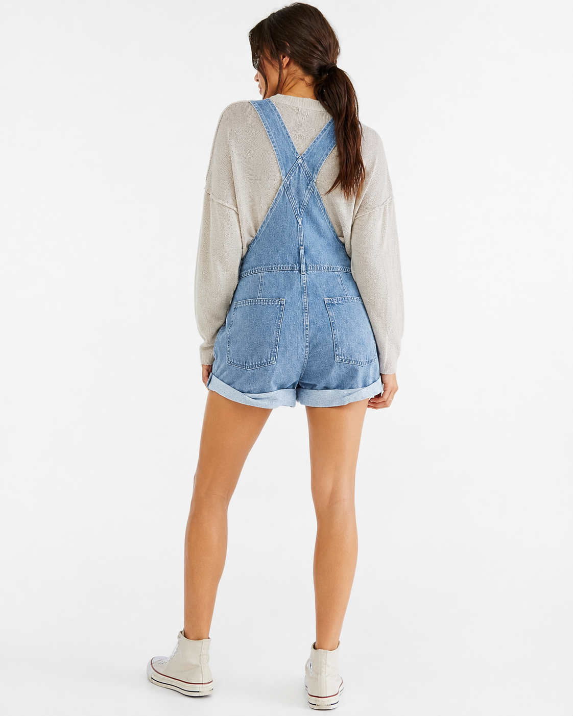 Denim Muse Short – אוברול ג׳ינס קצר לנשים לקיץ