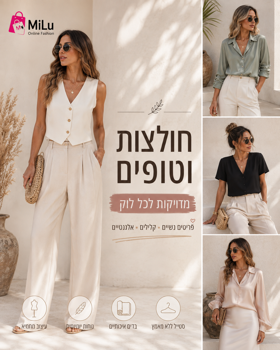 חולצות וטופים