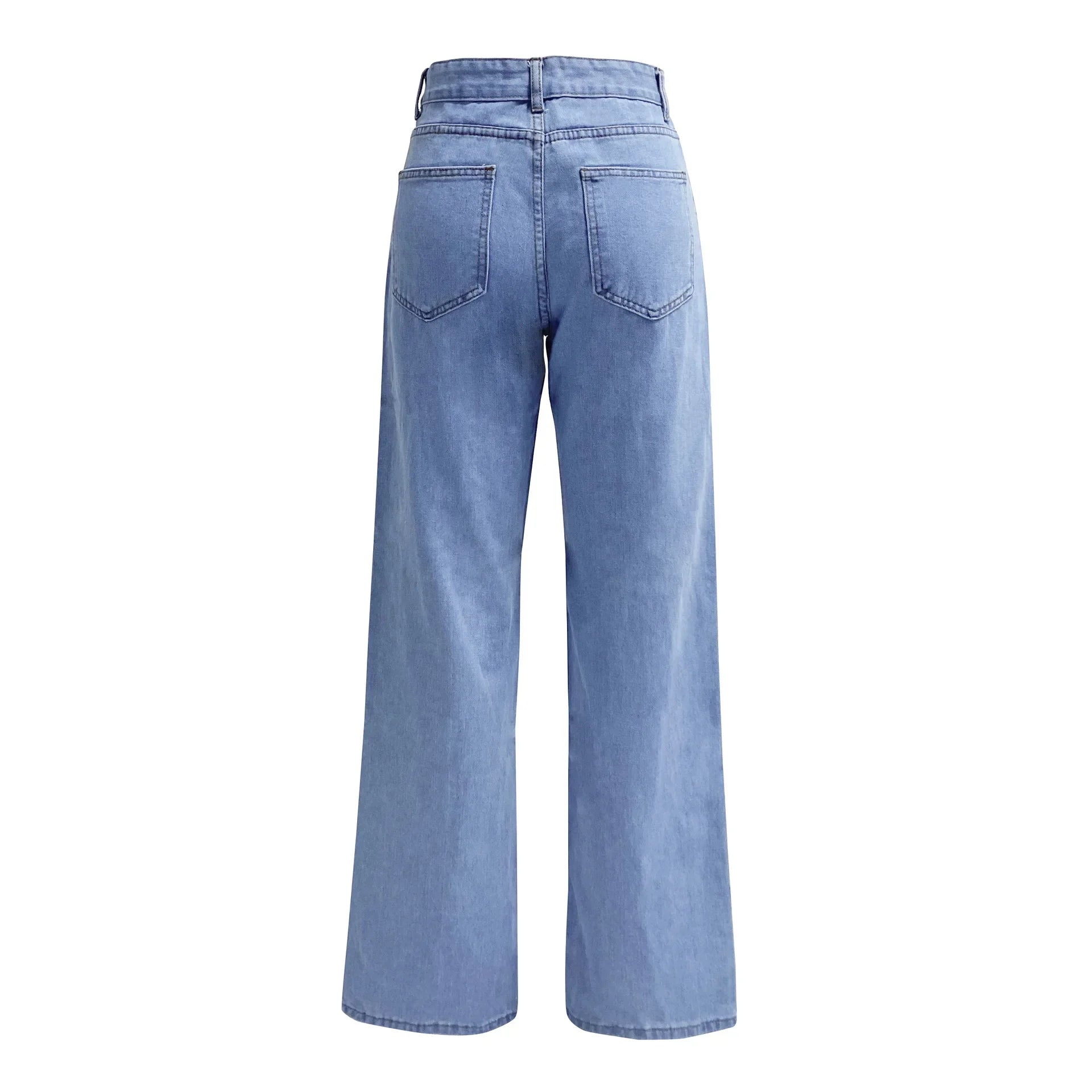 ג'ינס רחב גבוה לנשים "Casual Comfort" - Milu
